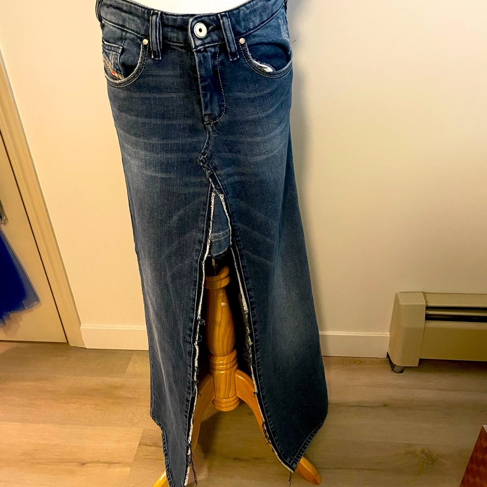 Very stylish Diesel maxi denim skirt